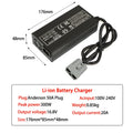 Chargeur de batterie lithium 16.8V 20A pour batterie lithium-ion 4S 14.8V – Charge rapide avec ventilateur, boîtier aluminium, 100-240V, connecteurs XT60 XT90 GX16